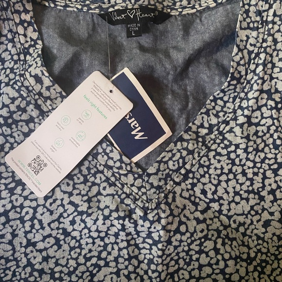 NWT Violet Heart Tshirt Dress. Size large - Picture 3 of 3